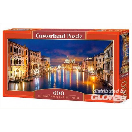 Puzzle El Gran Canal de Noche, Venecia, Puzzle 600 piezas