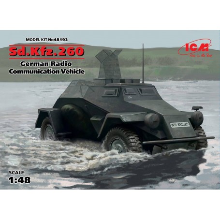 Maqueta Sd.Kfz.260 Vehículo alemán de comunicación por radio
