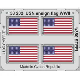  USN ensign flag WW2 STEEL 1/350