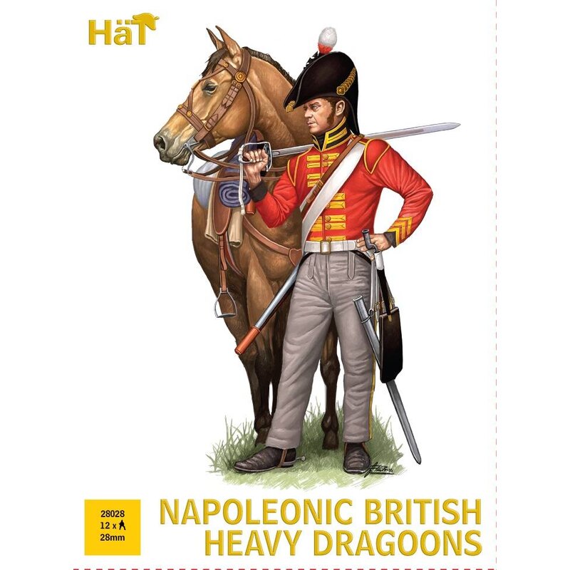 Figuras Dragones pesados ​​británicos napoleónicos