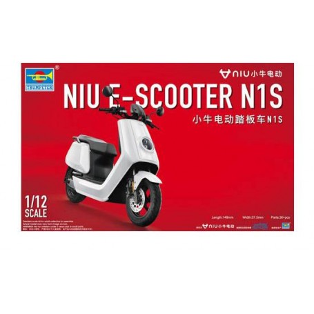 Maqueta NIU E-SCOOTER N1S versión blanca