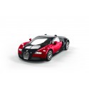 Maqueta de coche QUICKBUILD Bugatti Veyron - Noir y Rouge