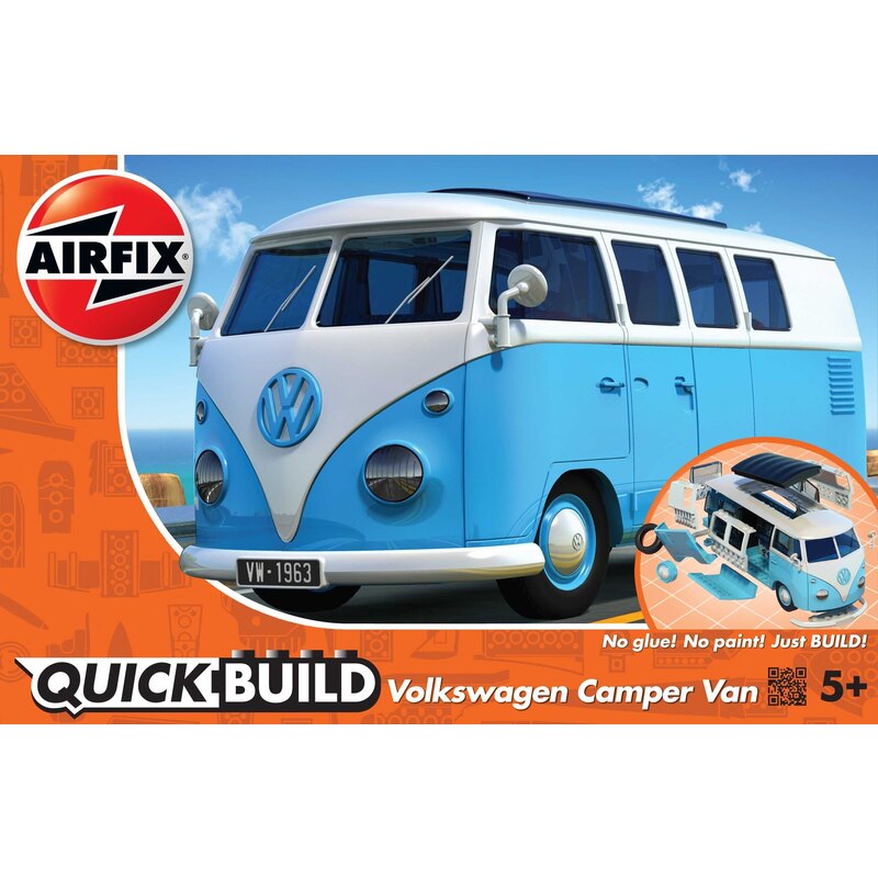 Maqueta QUICKBUILD VW Camper Van - Bleu
