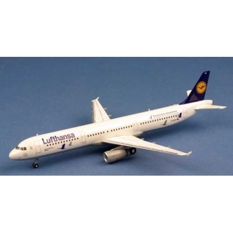 Miniatura Lufthansa A321 "25 Jahre Kranichschutz" D-AIRR "wismar