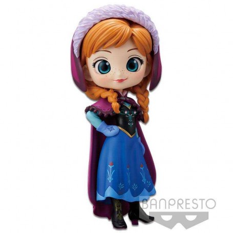 Figurita Disney Minifigura Q Posket Anna A Normal Color Version 14 cm