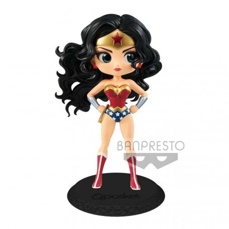Figurita DC Comics Minifigura Q Posket Wonder Woman A Normal Color Version 14 cm
