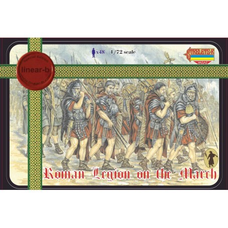 Figuras Legión romana en las cifras del 48 de marzo en 12 poses (esto fue hecho por Strelets exclusivamente para Linear-A Strele