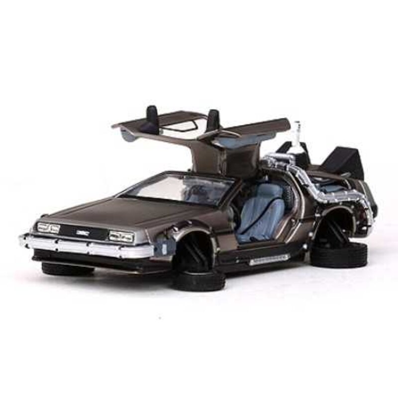 Coche en miniatura DMC12 DELOREAN REGRESO AL FUTURO II VUELO VERSION