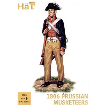 Figuras 1806 Prussian Musketeers x 48 figures per box