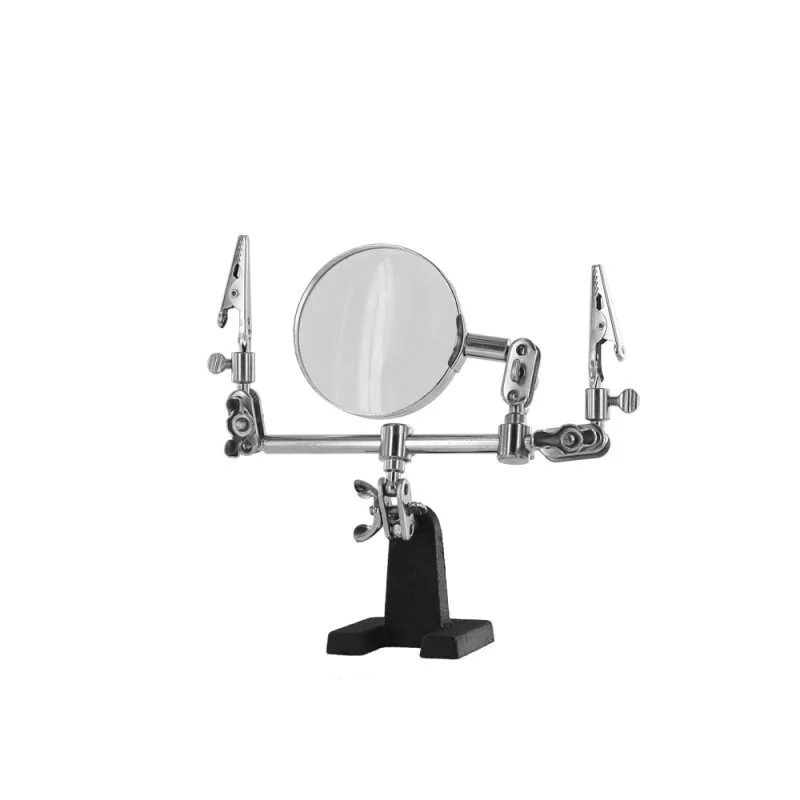  Helping Hands with Glass Magnifier