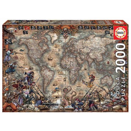  Puzzle Mapa de piratas