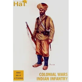 Colonial Wars Indian Infantry x 48 figures per box