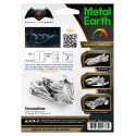 MetalEarth: BATMAN vs SUPERMAN / BATWING 9.19x9.68x4.39cm, modelo de metal 3D con 2 hojas, sobre tarjeta 12x17cm, 14+