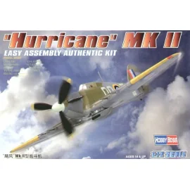 Hawker Hurricane Mk.II Easy Build with 1 piece wings and lower fuselage 1 piece fuselage. Other parts as normal. Optional open/c