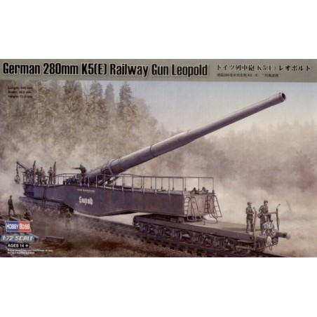 Maqueta 280mm K5(E) Leopold Railway Gun