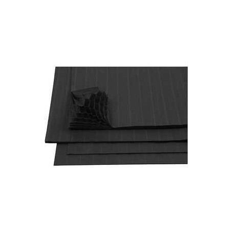 Papeles variados Papel de seda colmena, hoja 28x17,8 cm, negro, 8hoja