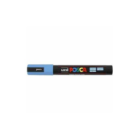  Rotulador punta Media, trazo ancho: 2,5 mm,  PC-5M , azul claro, medio, 1ud