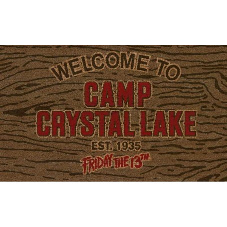  Viernes 13 Bienvenida al campamento Crystal Lake felpudo 43 x 73 cm