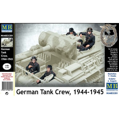 Figuras Tripulación de tanques alemanes 1944-1945