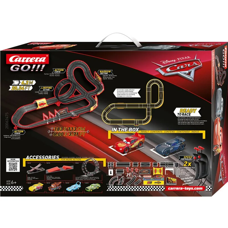 Circuitos de coches: packs de iniciación Disney Cars 3 - ¡Vamos a correr!