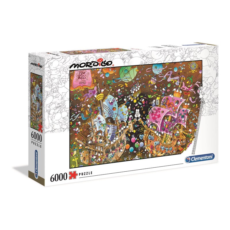  Puzzle Mordillo 6000 piezas - El beso