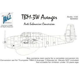 Grumman TBM-3W conversion (diseñado para ser ensamblado con maquetas de Trumpeter)