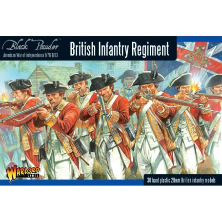Juegos de figuras : extensiones y cajas de figuras Regimiento de infantería británico