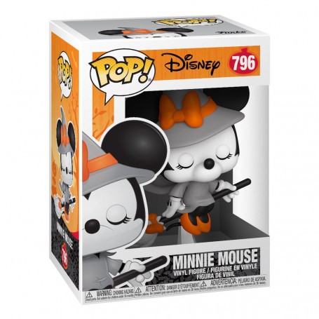 Figuras Pop Mickey Mouse POP! Figura de vinilo de Halloween de Disney Witchy Minnie 9 cm