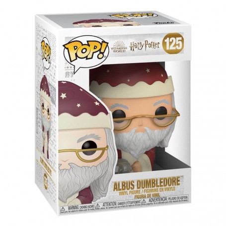 Figuras Pop ¡Harry Potter POP! Vinilo Holiday Albus Dumbledore 9 cm