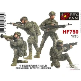  INFANTERÍA MODERNA ROC-4 FIGURAS