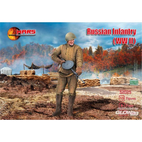 Figuras Infantería rusa de la Segunda Guerra Mundial