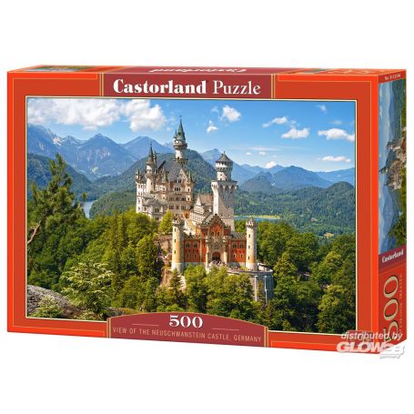  Puzzle Vista del castillo de Neuschwanstein, Alemania