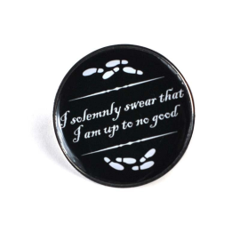  Insignia de pin esmaltado del mapa del merodeador de Harry Potter: