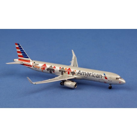 Miniatura American Airbus A321 N162AA "Stand Up To Cancer"