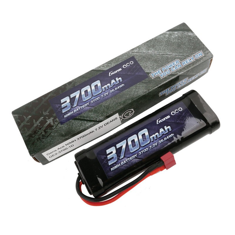  Batería Gens ace NiMh 7.2V-3700Mah (Deans) 135x48x25mm 365g