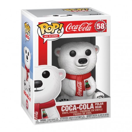 Figuras Pop Coca-Cola POP! Ad Icons Figura de vinilo Coca-Cola Polar Bear 9 cm