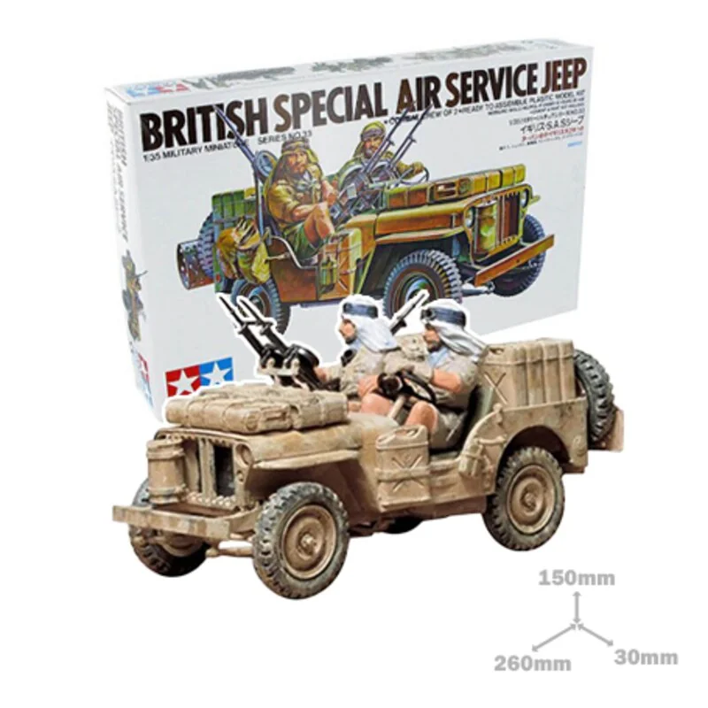 SAS Jeep with 2 Crew figures LTD Re-issue