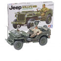 <p>Maqueta</p>
 Willys MB Jeep with driver & decals for 5 versions