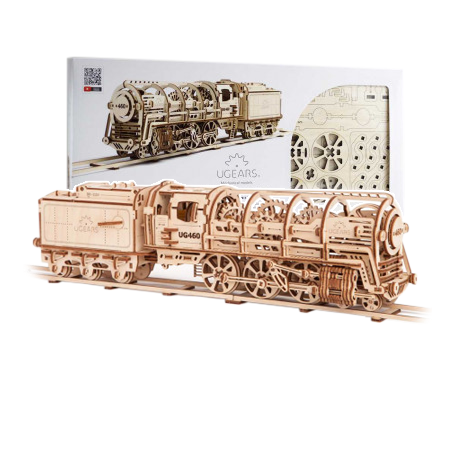 Maquetas de tren Locomotora de vapor 460 con un carro de carbón