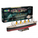 R.M.S Titanic 100th Anniversary Edition Includes 6 paints glue and brush 3 postcards Replica menu and Replica promotional brochu