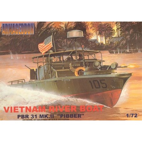 Maqueta P.B.R. US Navy River Patrol Boat Vietnam