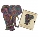 Puzzle Rompecabezas de madera El elefante imperial