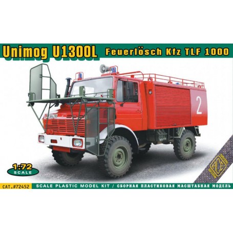 Maqueta Unimog U1300L Feuerlosch Kfz TLF1000