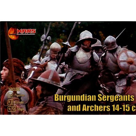 Figuras Burgundian Sergeants and'Archers 14-15c