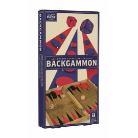 BACKGAMMON MADERA VINTAGE Professor Puzzle WI-PP6305