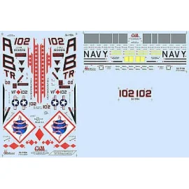 Grumman F-14B Tomcat (1) 163225 AB/102 VF-102 Diamondbacks USS Theodore Roosevelt Op. Enduring Freedom 2001 overall FS36375 with