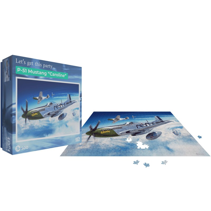1001Hobbies Puzzle Let's get this party – P-51 Mustang “Caroline”
