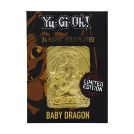 Réplicas: 1:1 Yu Gi Oh! Réplica de tarjeta Baby Dragon (chapado en oro)