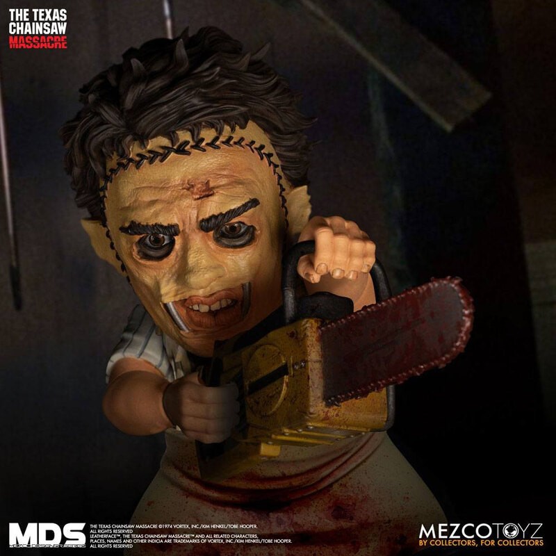 Figura de acción de 15 cm The Texas Chainsaw Massacre MDS Leatherface Mezco Toys MEZ25315