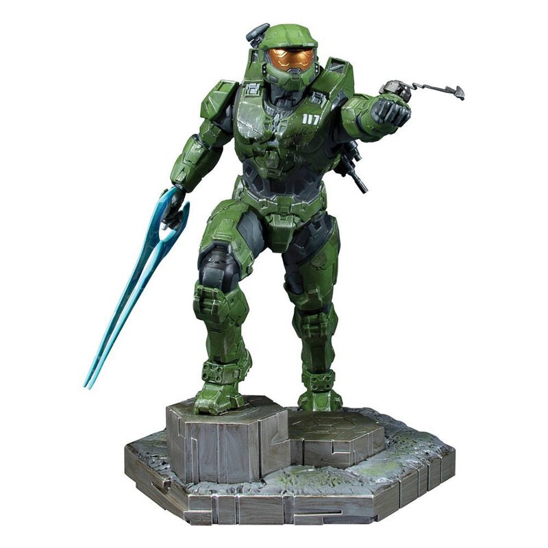 Estatua de PVC de Halo Infinite Master Chief & Grappleshot 26 cm